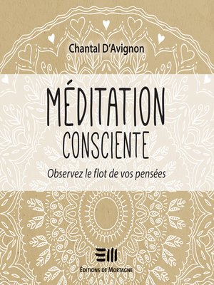 cover image of Méditation consciente--Tome 1